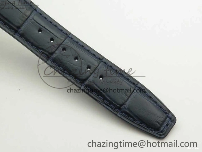 MIROTIME 0521 Affordable Portuguese Real PR Real Annual Calendar IW5035 ZF 1:1 Best Edition White Dial Blue Markers on Blue Leather Strap A 7143
